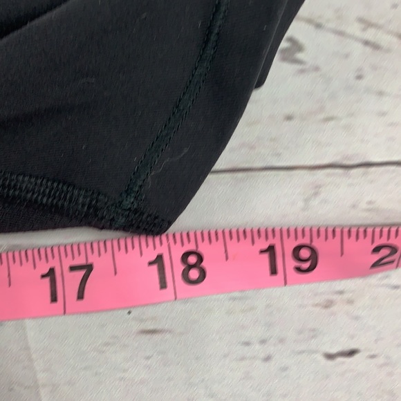 Lululemon "RUN PACE" black/blue crop pants size 2 - Picture 9 of 10